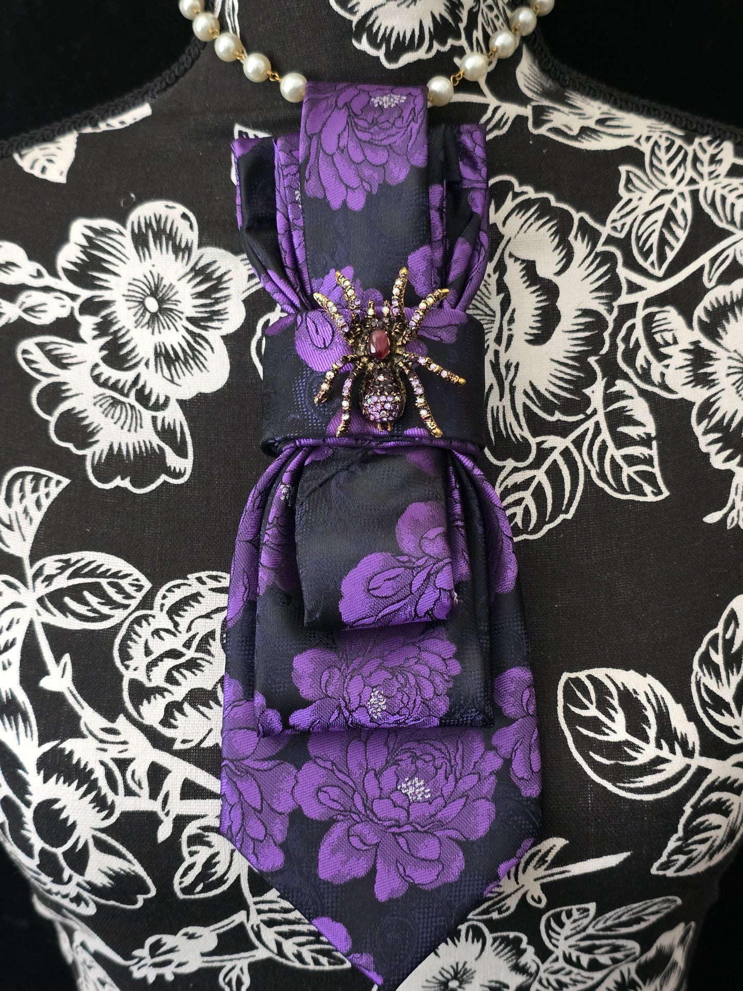 Stylish Purple Lady Tie | Professional Women’s Neckties & Neck Accessories Brooch Necktie | Stylish Neckwear For Women