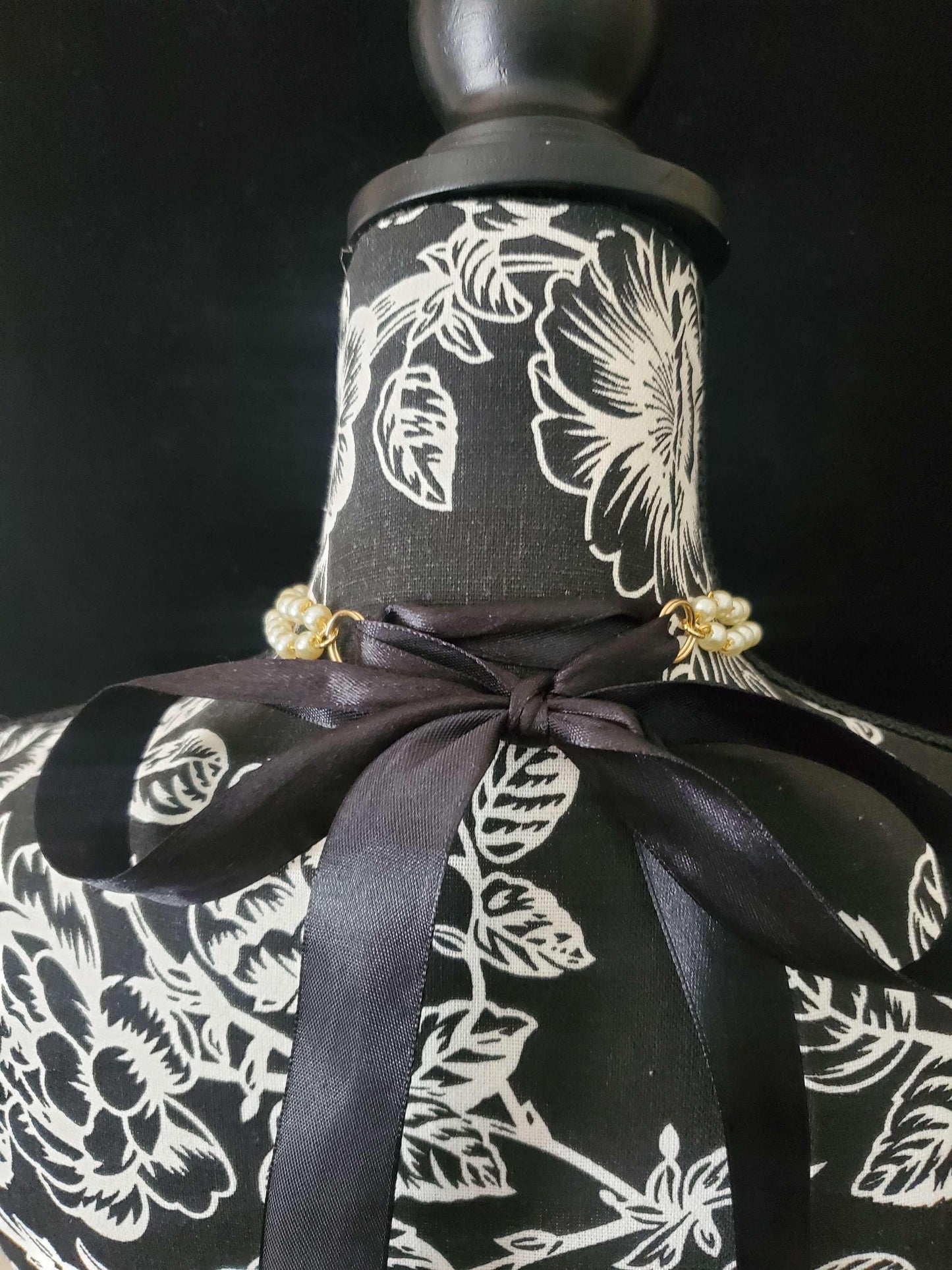 Paisley Necktie Necklace: Yellow Orange Silk Tie, Butterfly Brooch