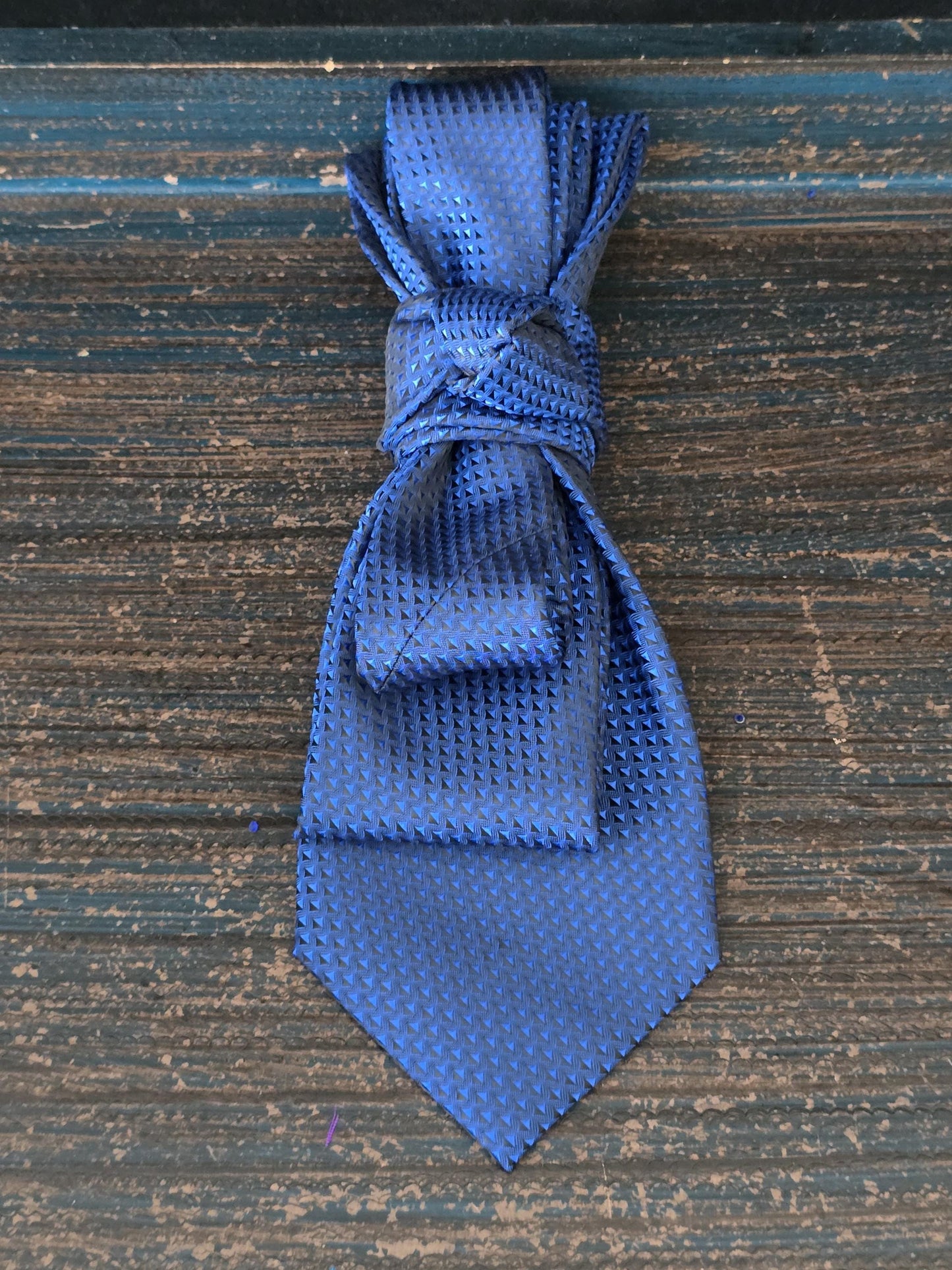 Simply Elegant Bluel Women's Necktie Necklace - Handcrafted Statement Jewelry - Brooch Necktie For Women